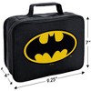 Batman Classic Bat Shield Logo Insulated Soft Sided Lunch Box - 2 of 4