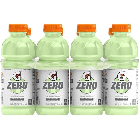 Gatorade G Zero Lime Cucumber Sports Drink - 8pk/20 Fl Oz Bottles : Target