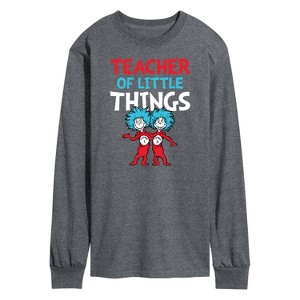Men's - Dr. Seuss - Teacher Of Little Things Long Sleeve Graphic T-Shirt - 1 of 4