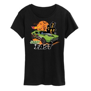 Women's - Hot Wheels - Halloween Short Sleeve Graphic T-Shirt - 1 of 4