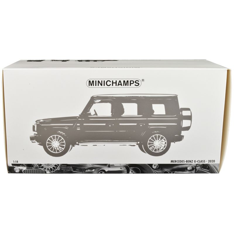 2020 Mercedes-Benz AMG G-Class Brown Metallic with Sunroof 1/18 Diecast Model Car by Minichamps, 3 of 4