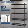 2200LBS Storage Shelves, Wire Shelving Unit, 5 Tier Heavy Duty Garage Shelving, Adjustable Metal Shelves for Pantry Closet Warehouse Basement - 4 of 4