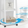 Fredees 360° Rotating LED Jewelry Armoire with Lock, Full Length Mirror, Large Floor Standing Organizer with Shelves - 4 of 4