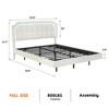 Whizmax Floating Bed Frame Three Size with RGB Led Lights Headboard, Metal Platform Bed with Upholstered Adjustable Headboard, No Box Spring Needed - 2 of 4
