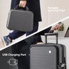 Dexmalle 20 Inch Front Open Luggage Lightweight Suitcase - 4 of 4