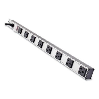 Tripp Lite Vertical Power Strip, 8 Outlets, 15 ft Cord, Silver