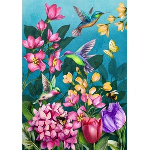 Briarwood Lane Spring Garden Flag 12x18 For Outdoor Springtime Hummingbirds For Spring Garden Flag Flags For Outside - 1 of 4