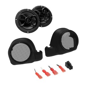 Infinity PERFECT TCKIT 2-Speaker plug-n-play kit Compatible with 2014 up Harley for Lower fairing With Twin Cooled Engine - 1 of 4