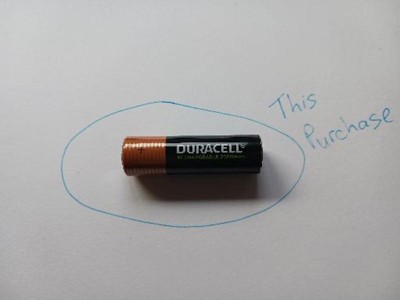 Duracell - Rechargeable AA Batteries - long lasting, all-purpose Double A  battery for household and business - 2 count