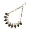 SOHI Women's Sapphire Blue Party Stone Collar Neckace - 2 of 4
