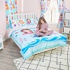 Everyday Kids Mermaid Twin/Full Size Bed Comforter with Beach Design of Turtles, Seahorses and Fish; All Season Purple, Pink and Blue Comforter - 3 of 4