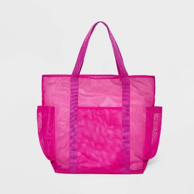 Mesh Tote Handbag - Shade &#38; Shore&#8482; Pink