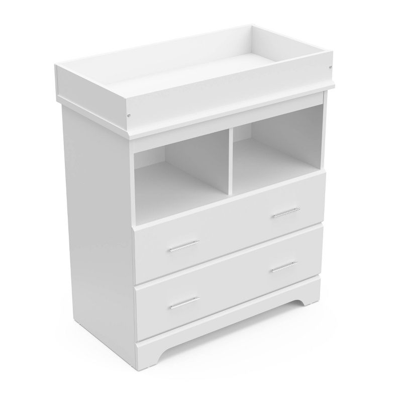 Storkcraft Brookside 2-Drawer Dresser with Changing Topper and Interlocking Drawers , 5 of 9