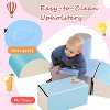5 Piece Climb and Crawl Activity PlaySet, Soft Play Climbing for Toddlers, Soft Foam Building Blocks With Slide Ramp, Indoor Play Gym Equipment - 4 of 4