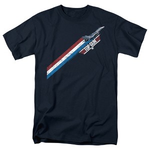 Top Gun Stripes Adult T-Shirt Navy - 1 of 4
