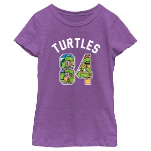 Girl's Teenage Mutant Ninja Turtles 84 Turtles T-Shirt - 1 of 4