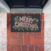 Stupell Industries Merry Christmas with Foliage Printed Outdoor Imitation Sisal Door Mat, design by Heather McLaughlin - 4 of 4