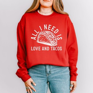 Simply Sage Market Valentine Taco Sweatshirt - 1 of 4