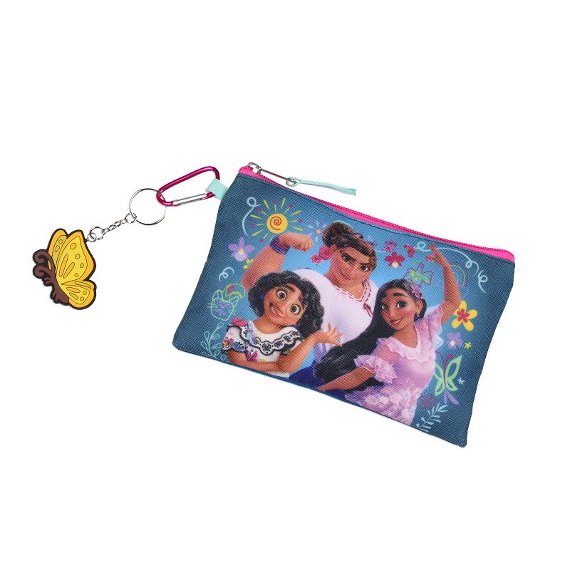 Disney Encanto 5 Pc Backpack Set Lunch Box Pencil Case Keychain and Carabiner Multicoloured, 4 of 7
