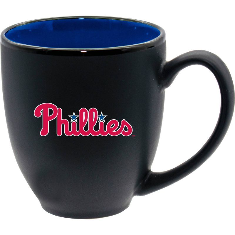 MLB Philadelphia Phillies 15oz Inner Color Black Coffee Mug, 2 of 4