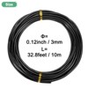 Unique Bargains Aluminum Gardening Branch Bonsai Training Wire 1 Roll - 3 of 4