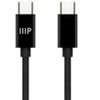Monoprice TPE Jacketed USB C to USB C 2.0 Cable - 3 Feet - Black | Fast Charging, High Speed, Up to 3A/60W, Type C, Compatible with iPad / Samsung - 3 of 4
