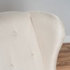 Single Recliner Sofa, Accent Chair With Buttons Backrest, Mid-Century Modern Upholstered Fabric Recliner Chair For Living Room Bedroom Home Office - 3 of 4