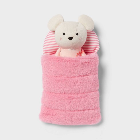 Kids plush sleeping bag best sale