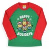 Despicable Me Minions Happy Holidays Jogger Sleep Family Christmas Pajama Set - 4 of 4