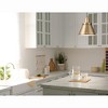 Urban Ambiance Luxury Modern Farmhouse Indoor Pendant,  8-5/8''H x 8-1/4"W x 8-1/4''D,  Vintage Brass Finish, UHP4672 - 2 of 4