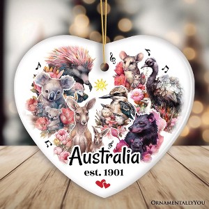 Artistic and Colorful Australian Wildlife Ornament, Christmas Gift for Animal Lovers| OrnamentallyYou - 1 of 4