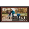 PosterPalooza | Decor Brown Picture Frame - UV Acrylic, Backing Board, Hanging Hardware Included - 2 of 4