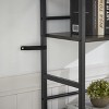 Triple Column 5 Tier Bookshelf, Freestanding Tall Display Shelves, Modern Bookshelves for Bedroom, Living Room and Home Office - 4 of 4