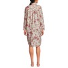 Lands' End Women's Flannel Long Sleeve Sleepshirt Nightgown - 2 of 4