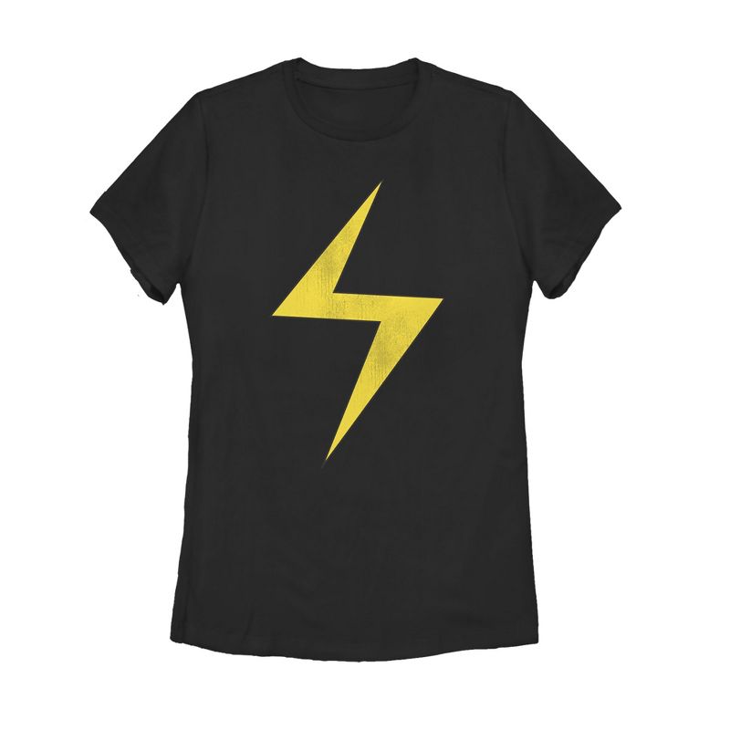 Women's Marvel Lightning Bolt Ms. Marvel T-Shirt, 1 of 4