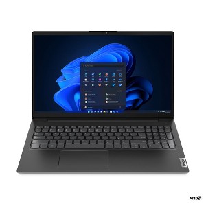 Lenovo V-Series 15 Gen 4 Laptop, 15.6" FHD, Ryzen 5 7530U, Radeon Graphics, 24GB RAM, 1TB SSD, Wi-Fi 6, Windows 11 Pro, Black - 1 of 4