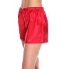 Women's Satin Cami And Shorts Pajama Set - White Mark - 4 of 4