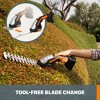 Worx WG801 20V Power Share 4" Cordless Shear and 8" Shrubber Trimmer - 3 of 4