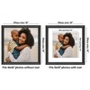 Americanflat 28x40 Picture Frame with Polished Plexiglass, Use as 24x36 Frame with Mat or 28x40 Frame Without Mat, Hudson Collection, Gold - 2 of 4