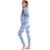 #FollowMe Womens Tie Dye Jogger Set  French Terry Two-Piece Loungewear & Sweatsuit - 2 of 3