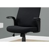 Office Chair, Adjustable Height, Swivel, Ergonomic, Armrests, Computer Desk, Work, Black Mesh, Black Metal, Contemporary, Modern - 4 of 4
