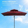 NicBex Patio Umbrella Windproof Outdoor Umbrella Cantilever Waterproof Pool Umbrella for Garden, Pool, Deck - 2 of 4