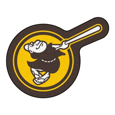 MLB San Diego Padres 30"x33" Swinging Friar Logo Mascot Rug