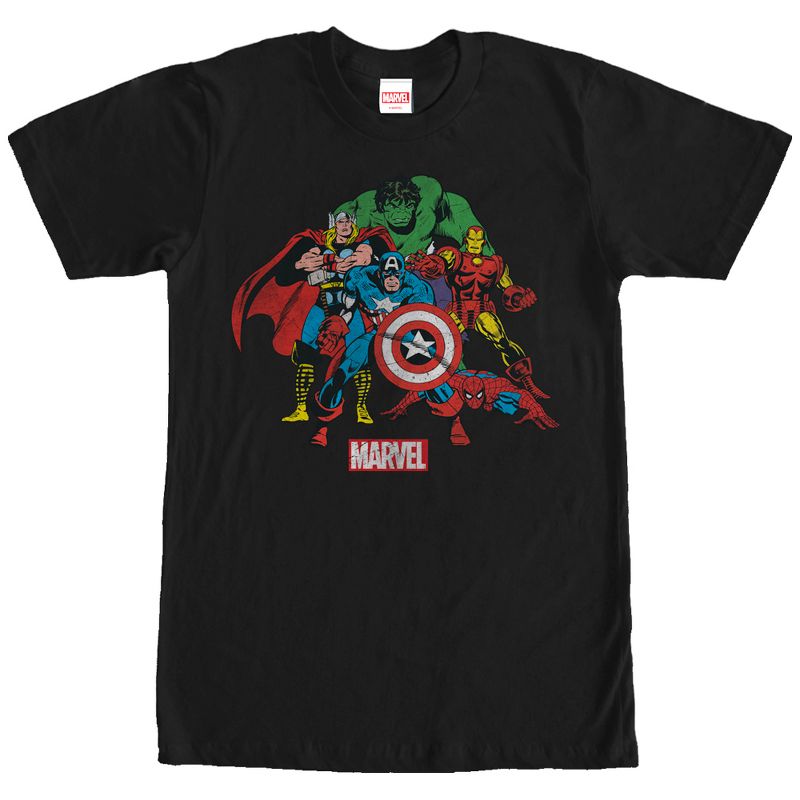 Men's Marvel Avengers Group T-Shirt, 1 of 5