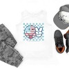 The Juniper Shop SmileyWorld Patriotic Checkered Peace Youth Tank Top - 4 of 4