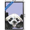 Trends International Snowtap - Panda Photobomb Framed Wall Poster Prints - 3 of 4