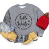 Simply Sage Market Hello Winter Circle Sweatshirt - 2 of 4