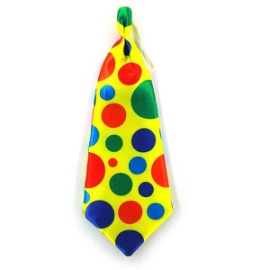 Dress Up America Polka Dot Clown Necktie for Kids and Adults - One Size Fits Most - 1 of 2