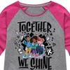 Girls' - Karma's World - Winston, Karma, & Alex Shirt Tail Raglan Graphic T-shirt - 2 of 4