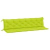 vidaXL Garden Bench Cushions 2 pcs Bright Green 78.7"x19.7"x2.8" Oxford Fabric - 2 of 4